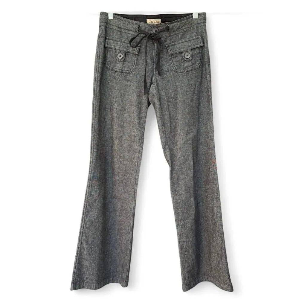Vintage y2K BeBop grey low rise pants size 5 fits 29